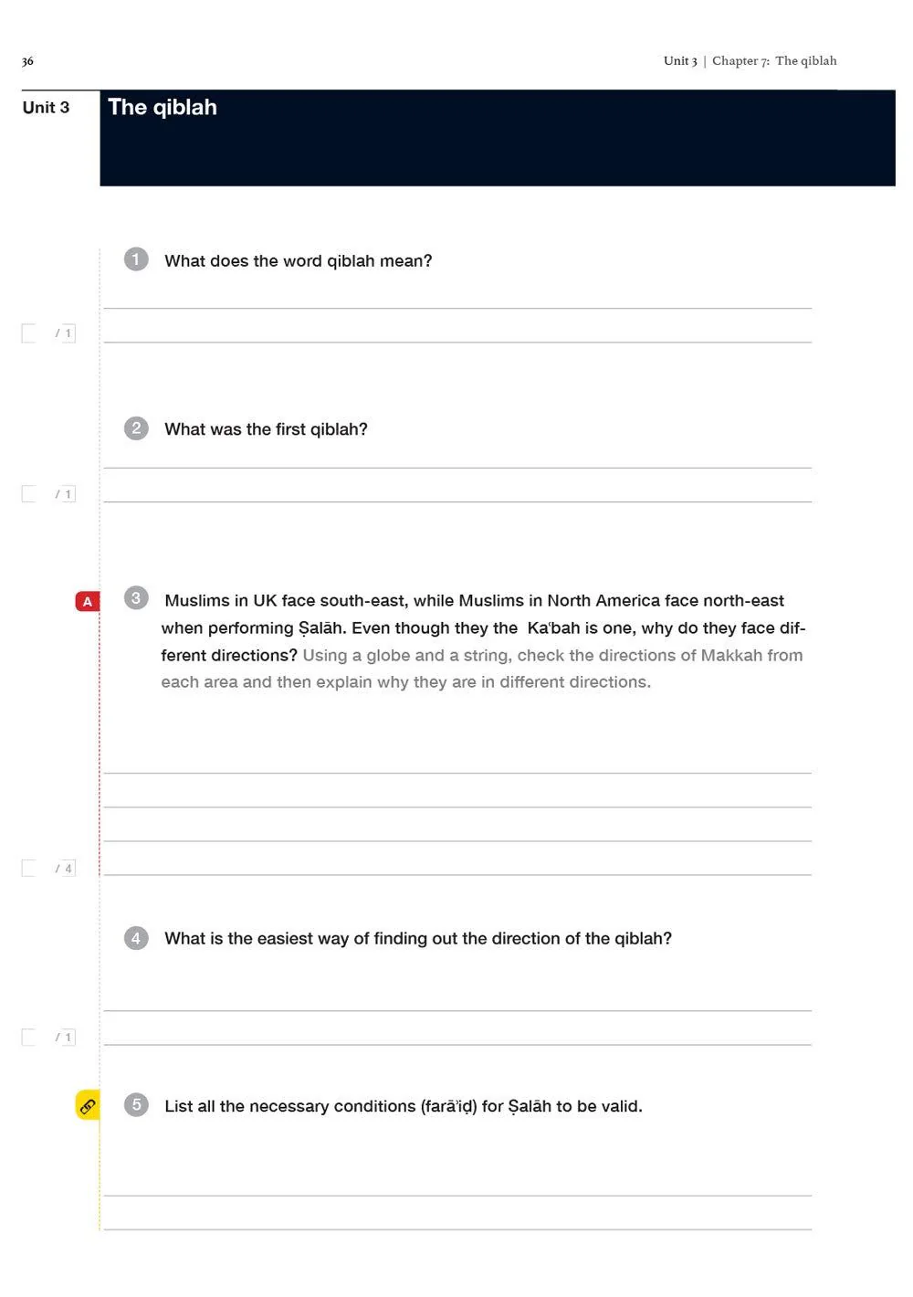 Safar Islamic Studies: Workbook 7 - Image 6