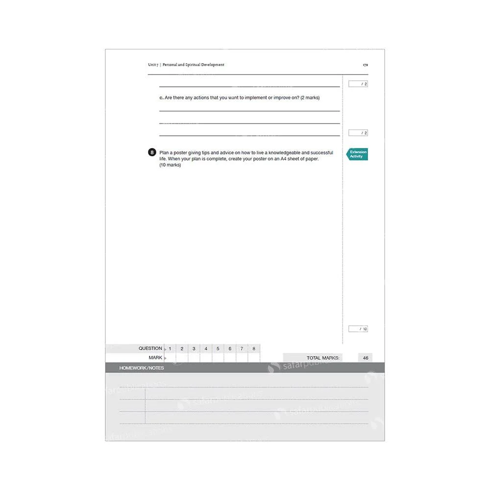 Safar Islamic Studies: Workbook 8 - Image 7