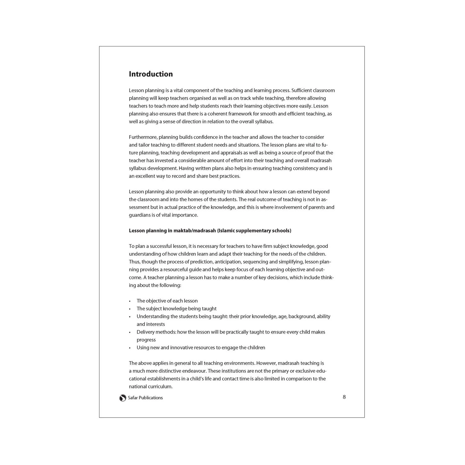 Safar Teacher's Guide for Islamic Studies: Level 3 - Image 4