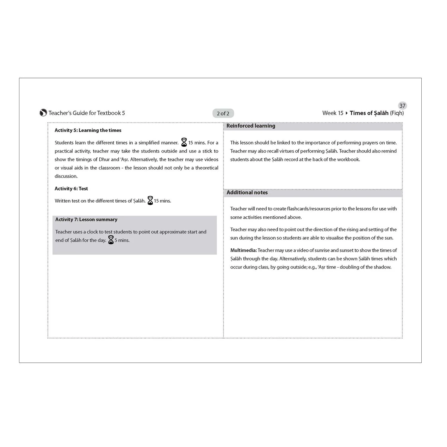 Safar Teacher's Guide for Islamic Studies: Level 5 - Image 10