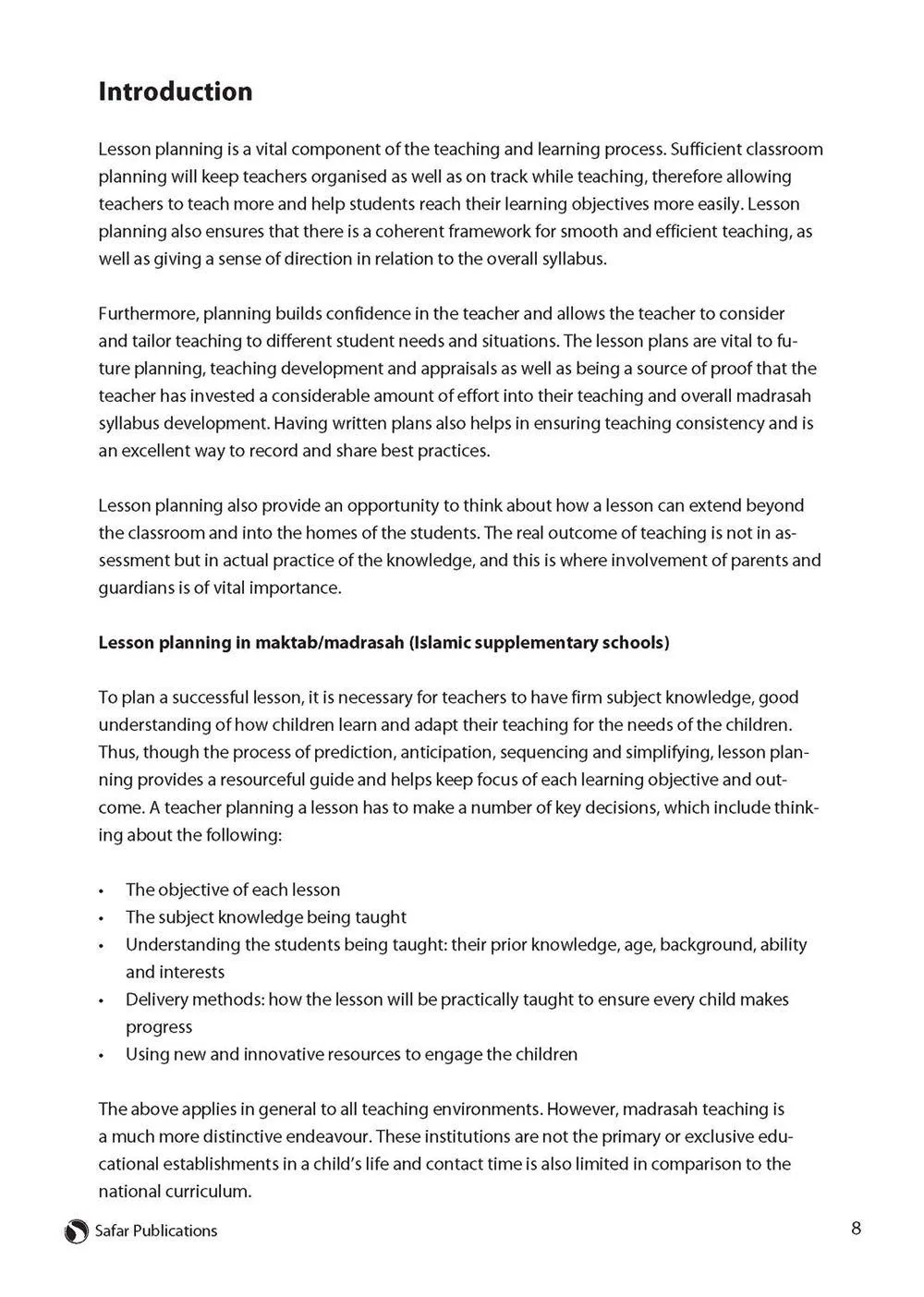 Safar Teacher’s Guide for Islamic Studies – Book 1 - Image 3