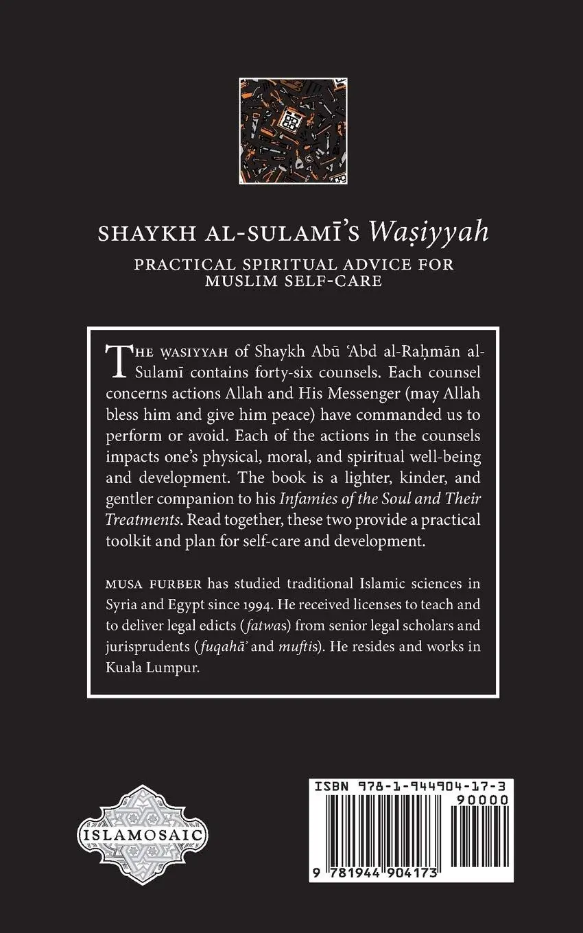 Shaykh al-Sulami's Wasiyyah: Practical Spiritual Advice for Muslim Self-Care - Image 2