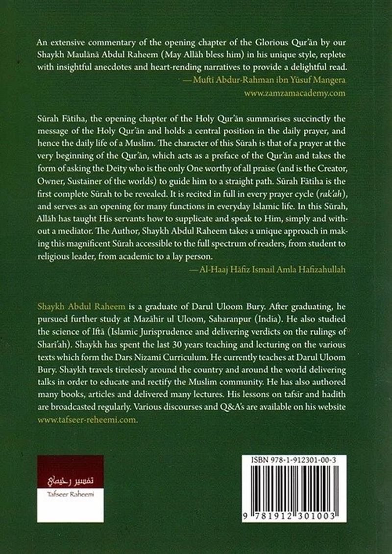 The Tafsir of Surah Fatiha: Commentary of Surah Fatiha (The Opening Chapter of the Glorious Qur'an) - Image 10