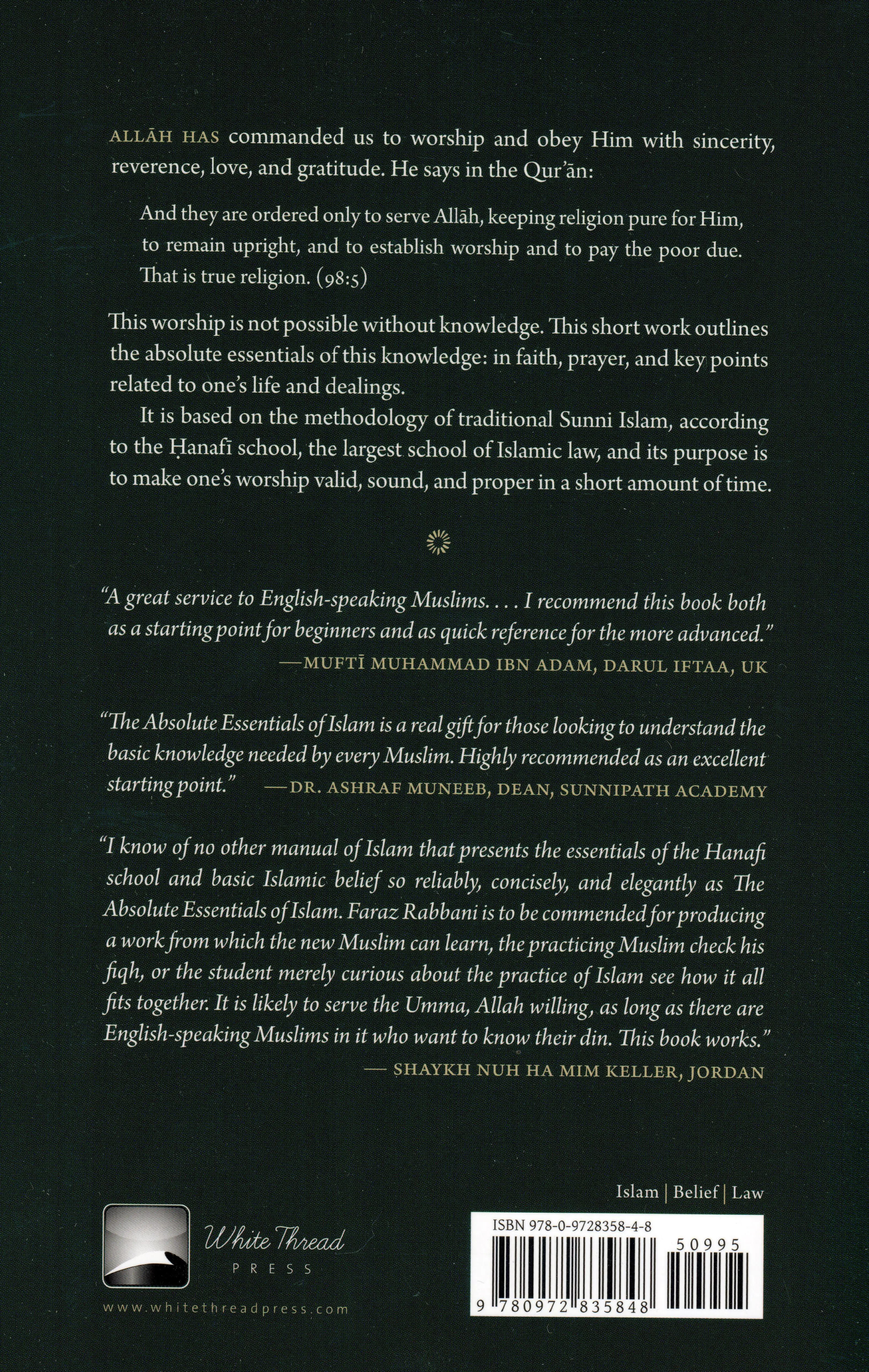 The Absolute Essentials of Islam: Faith, Prayers & The Path of Salvation According To The Hanafi School - Image 8