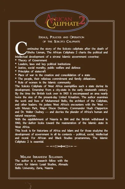 The African Caliphate 2: Ideals, Policies and Operation of the Sokoto Caliphate - Image 2