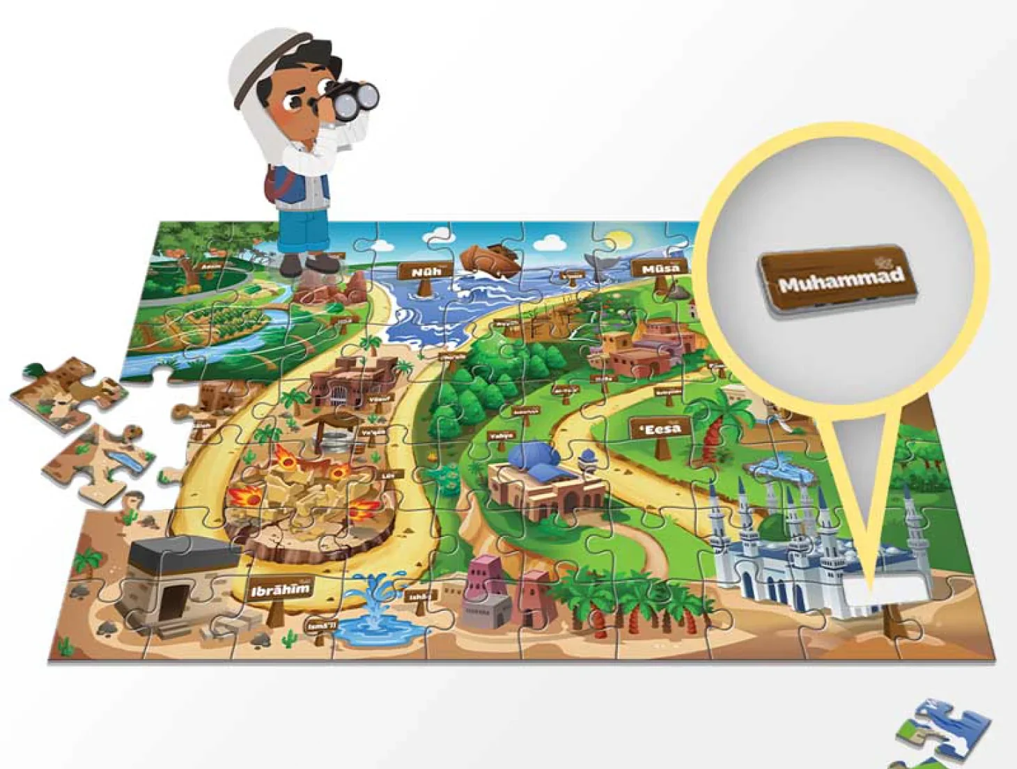 The Giant Journey: Play The Puzzle of The Prophets (Floor Puzzle) - Image 4