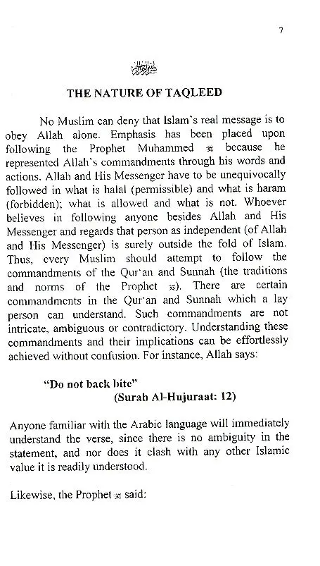 The Legal Status of Following A Madhab - Image 2