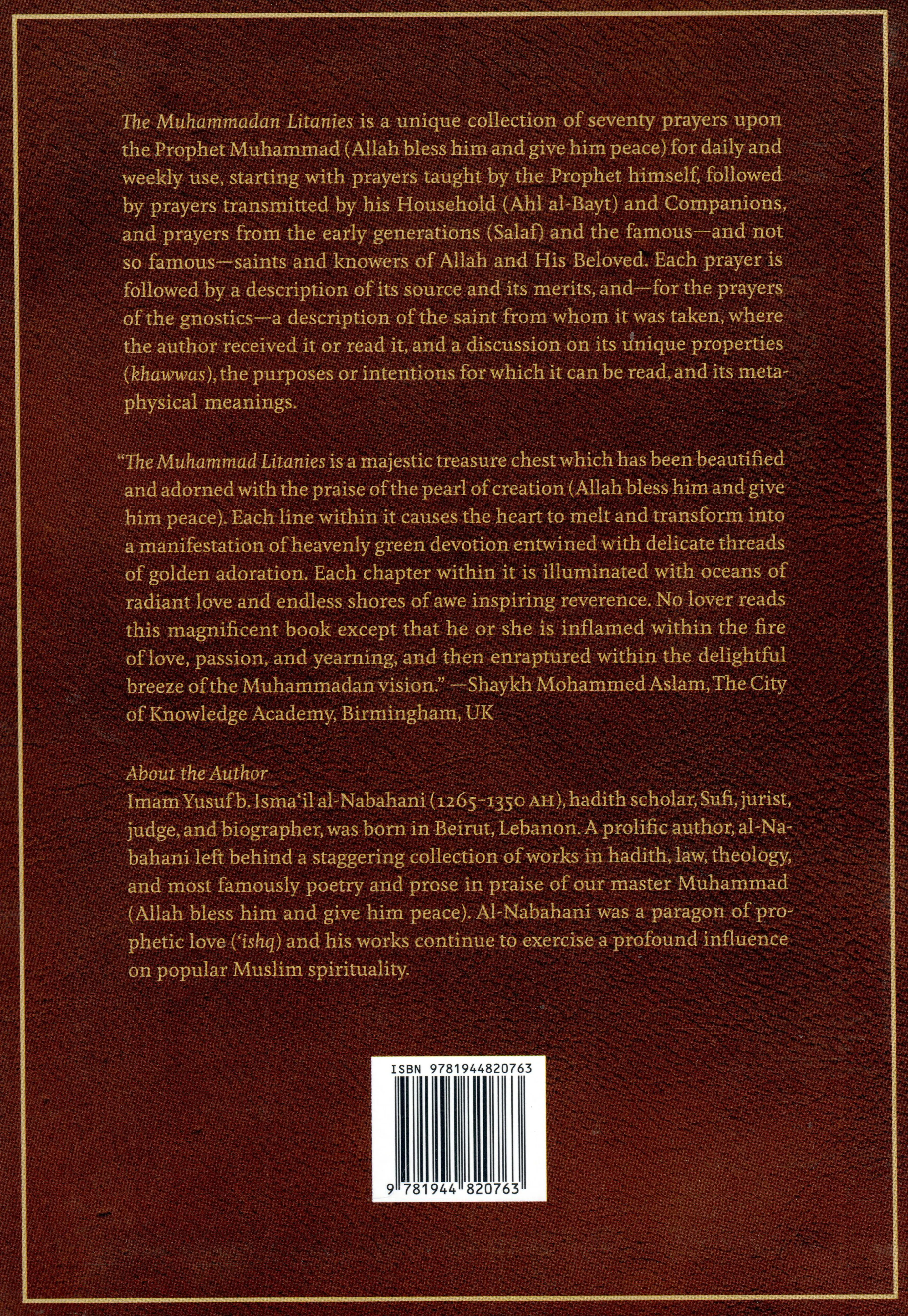 The Muhammadan Litanies : Prayers upon the Prophet Muhammad for invocation and Reflection - Image 2