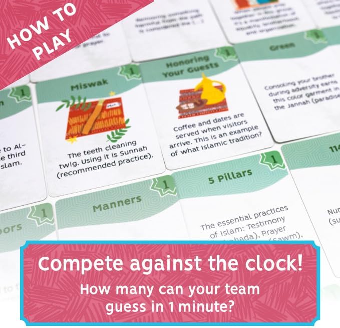 The Muslim Party Game - Team Up Think Fast: A High-Energy Game of Clues and Culture (Limited Edition) - Image 6