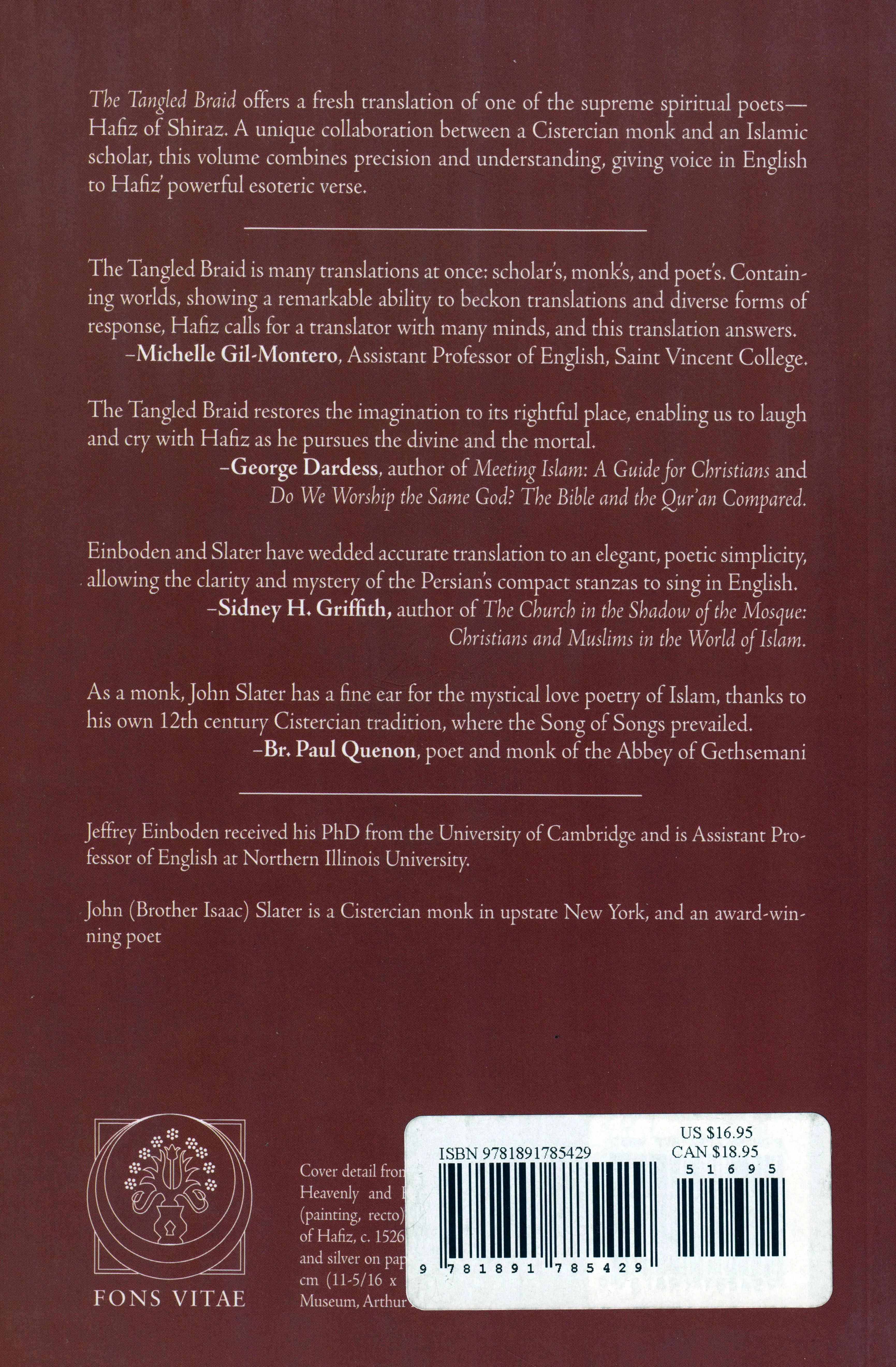 The Tangled Braid Ninety- Nine Poem By Hafiz Of Shiraz - Image 2