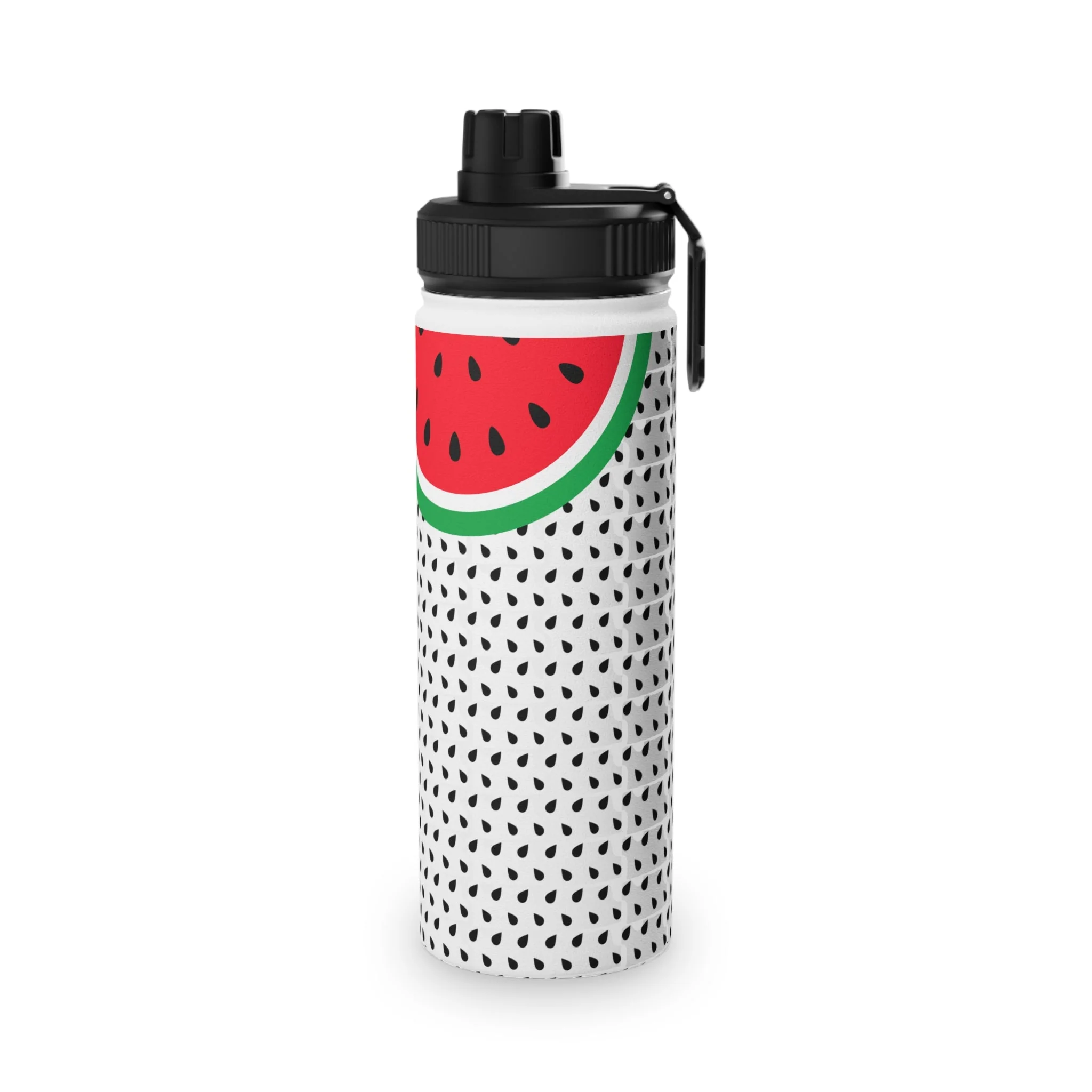 Watermelon Stylish Stainless Steel Water Bottle with Sports Lid - Image 5