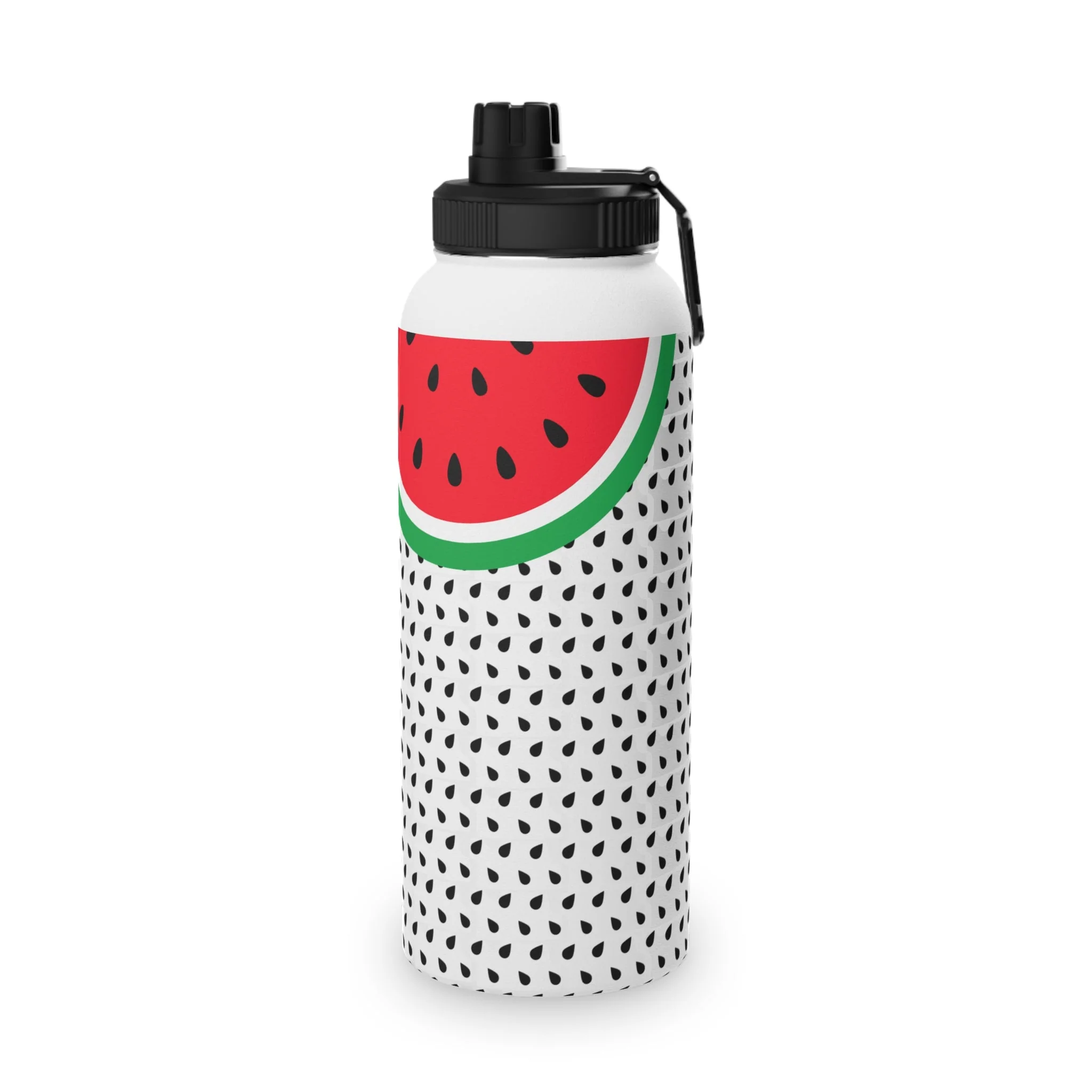 Watermelon Stylish Stainless Steel Water Bottle with Sports Lid - Image 9