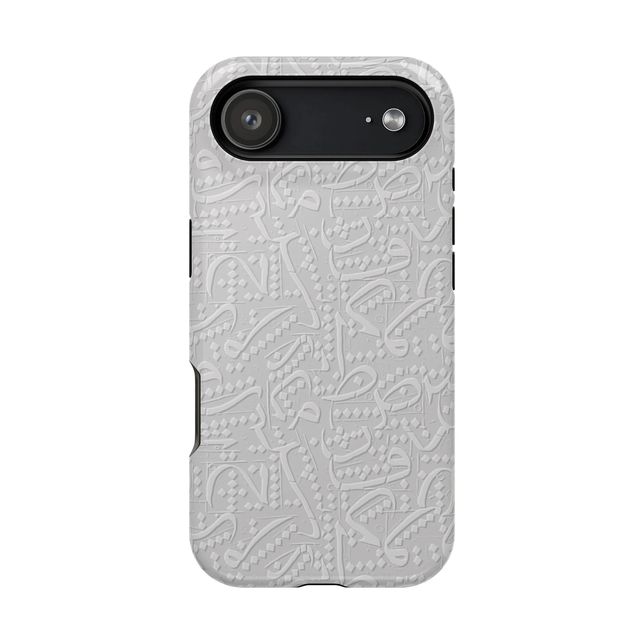 White Arabic calligraphy letters - Iphone Magnetic Tough Case - Image 20