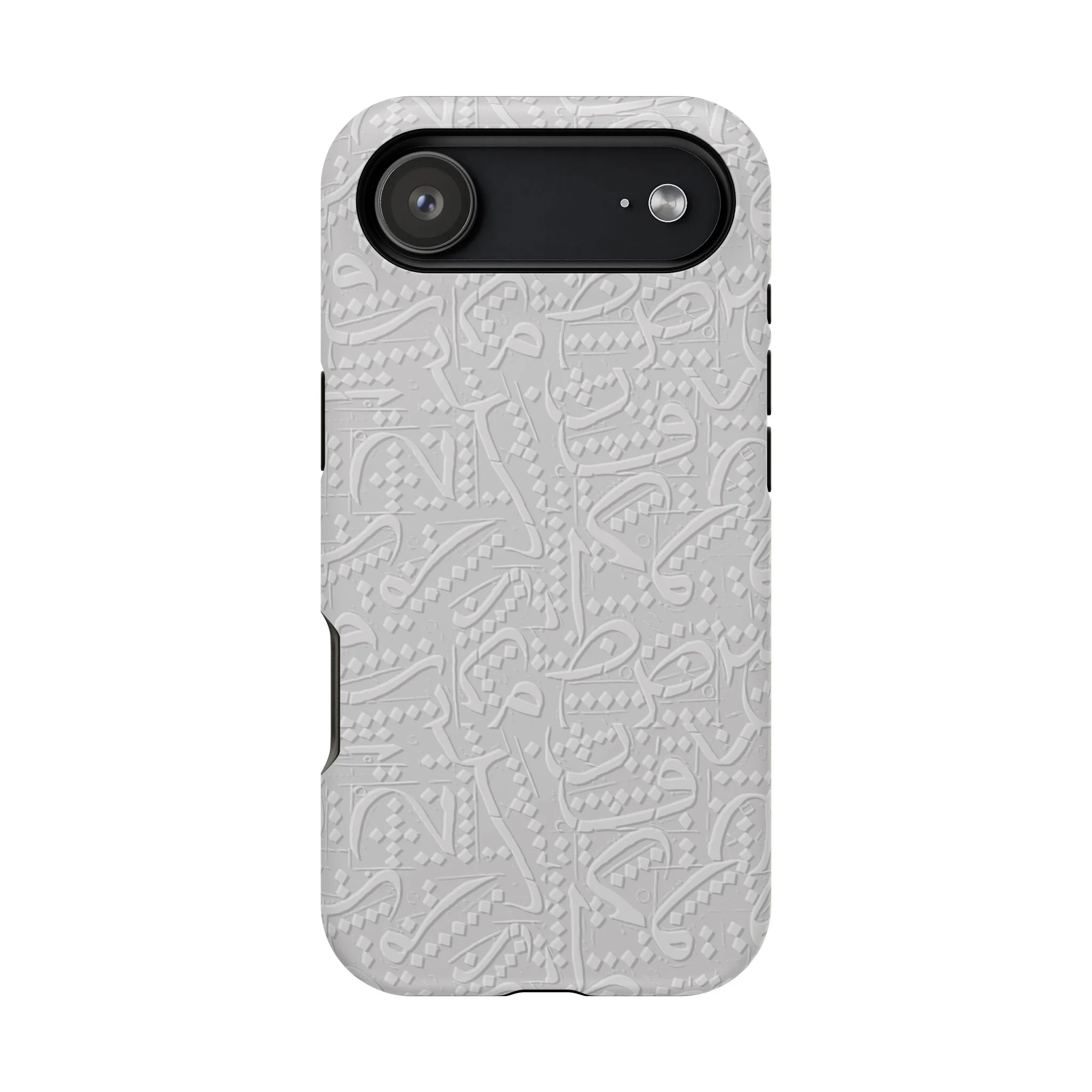 White Arabic calligraphy letters - Iphone Magnetic Tough Case - Image 21