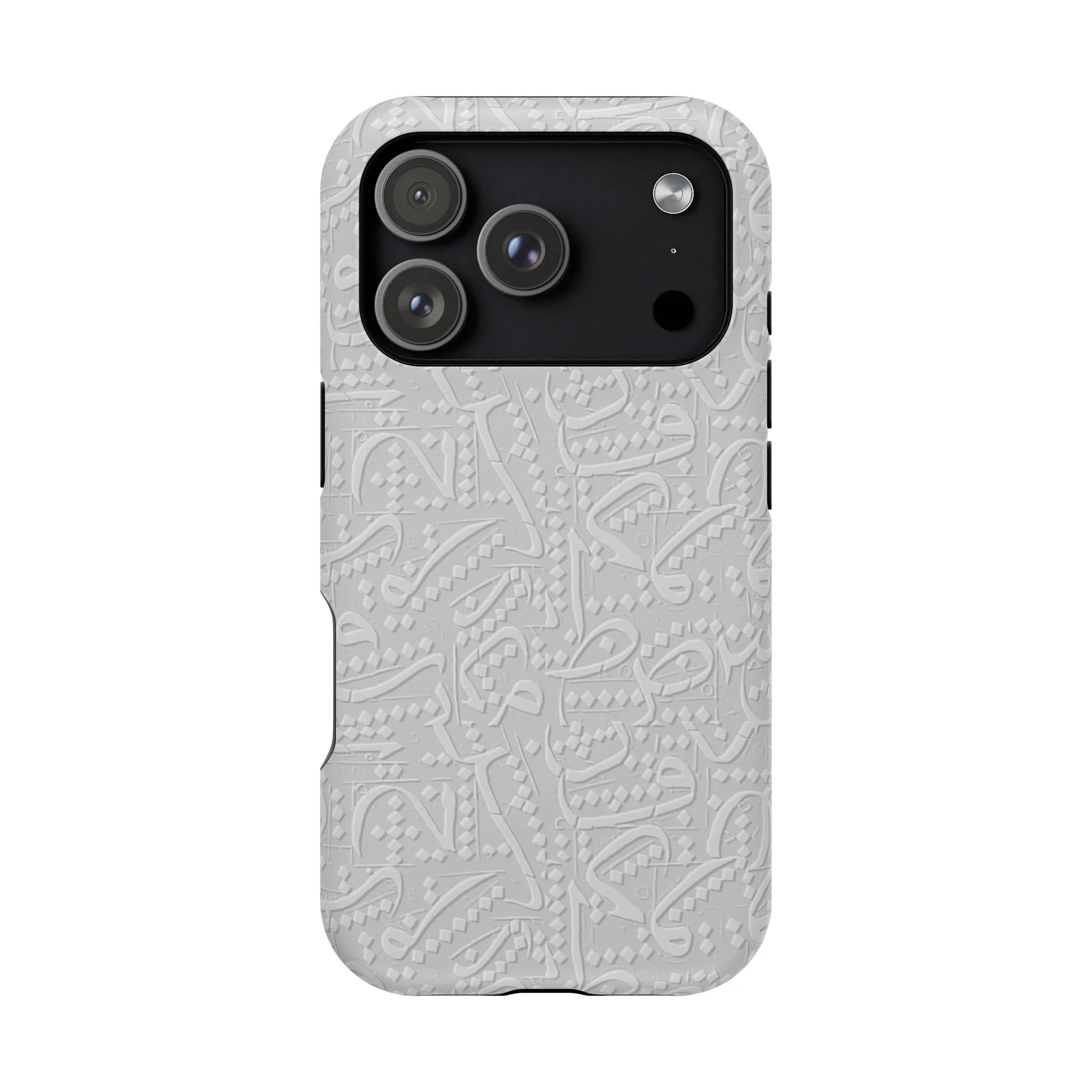 White Arabic calligraphy letters - Iphone Magnetic Tough Case - Image 23