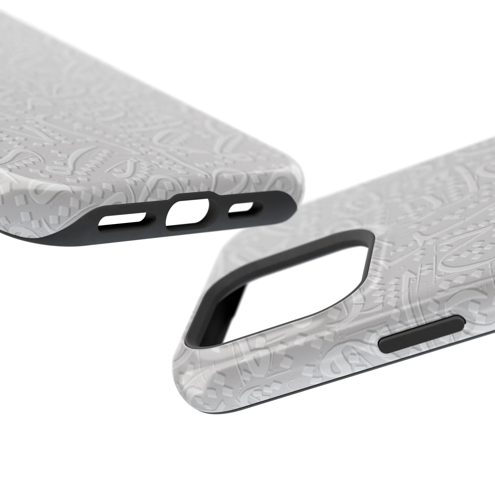 White Arabic calligraphy letters - Iphone Magnetic Tough Case - Image 27