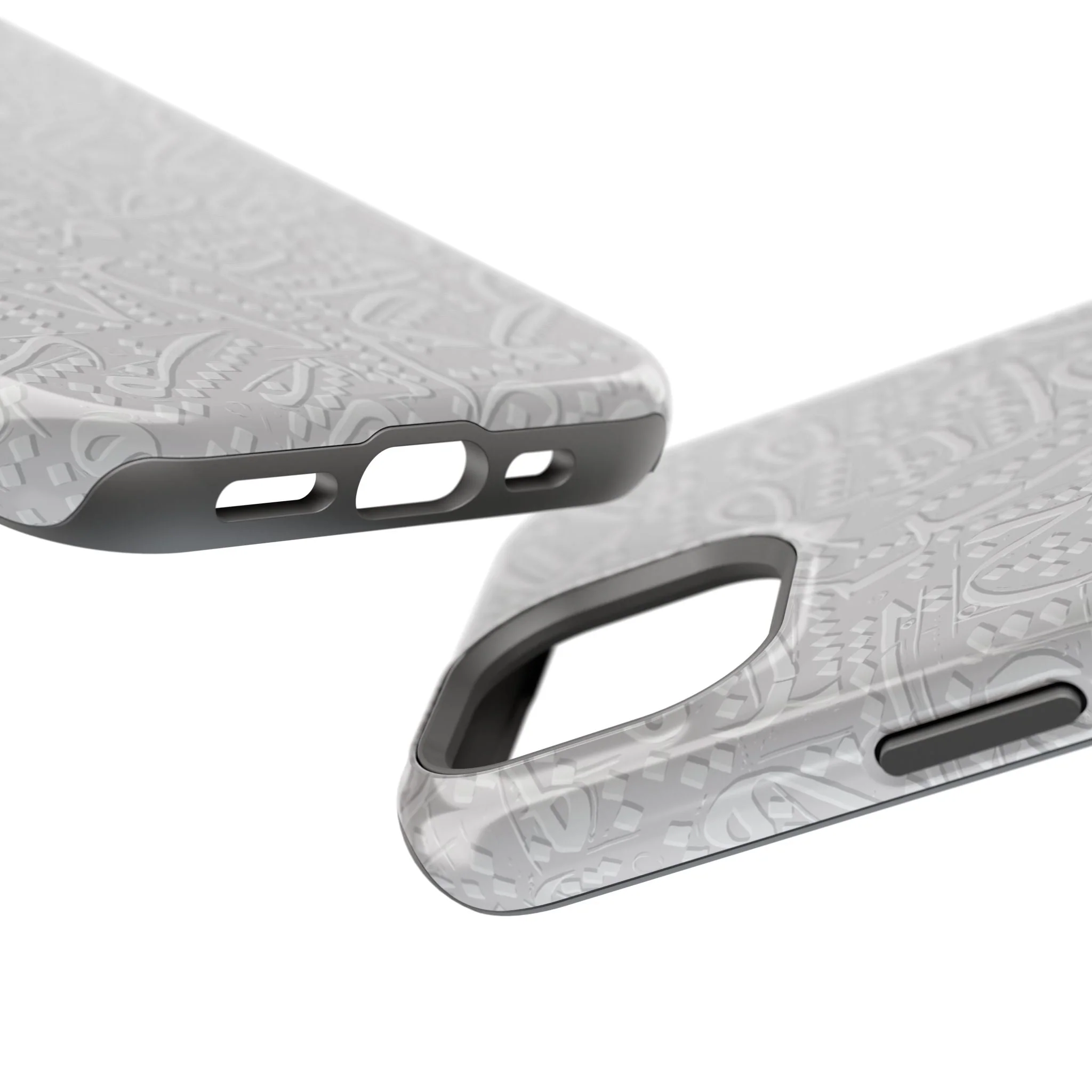 White Arabic calligraphy letters - Iphone Magnetic Tough Case - Image 53