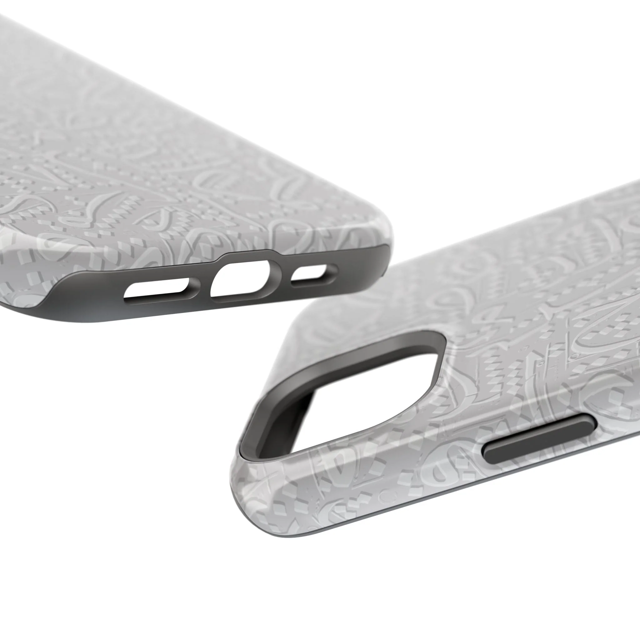 White Arabic calligraphy letters - Iphone Magnetic Tough Case - Image 59