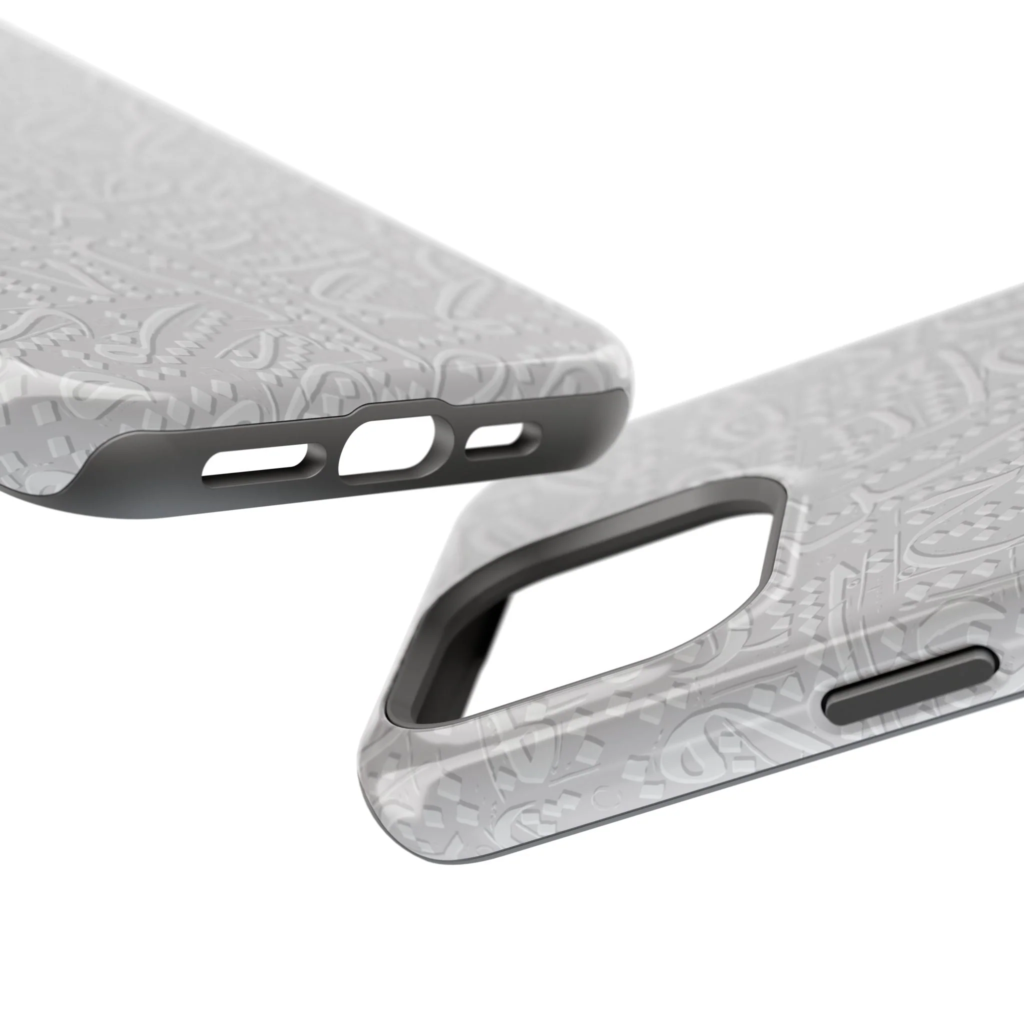 White Arabic calligraphy letters - Iphone Magnetic Tough Case - Image 62