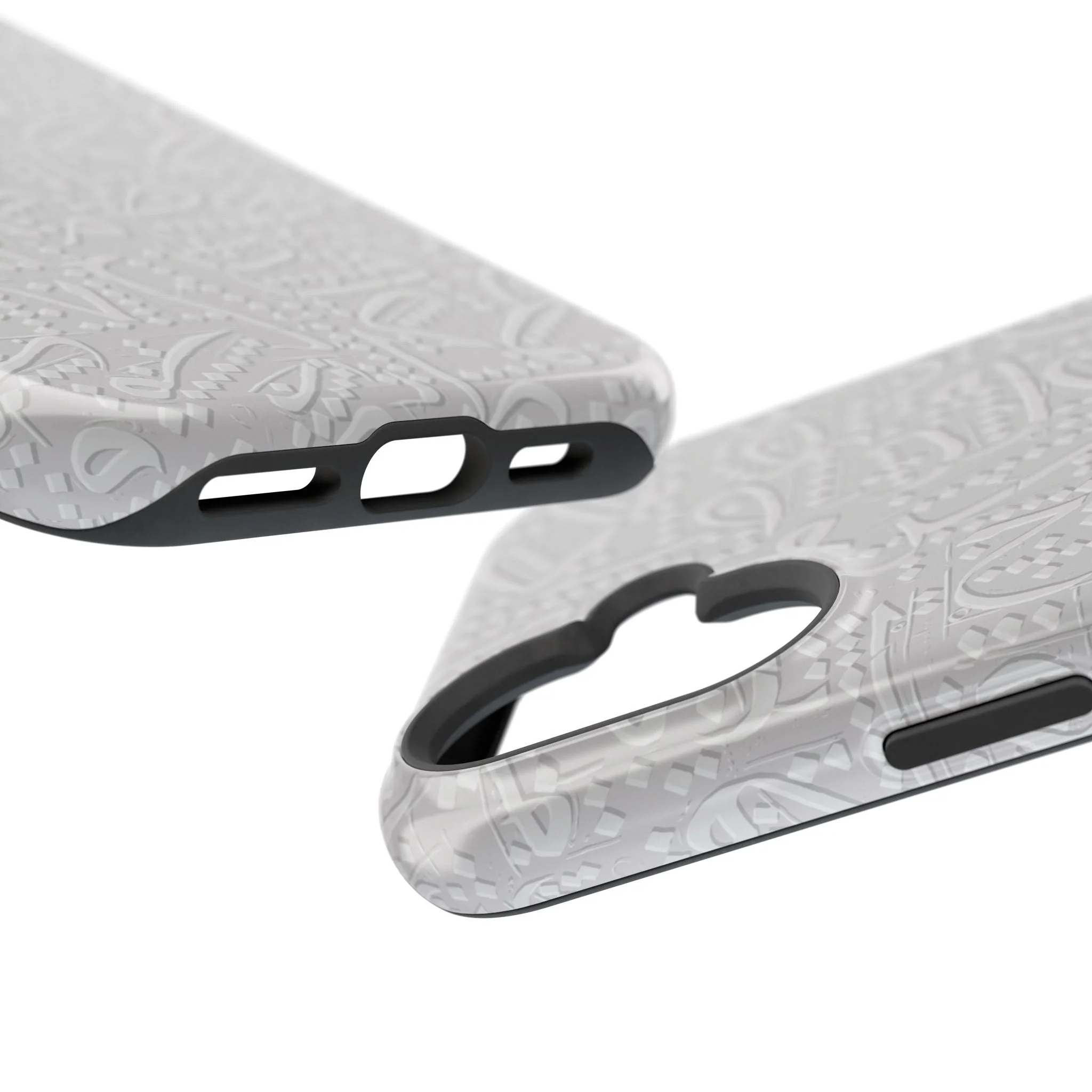White Arabic calligraphy letters - Iphone Magnetic Tough Case - Image 66