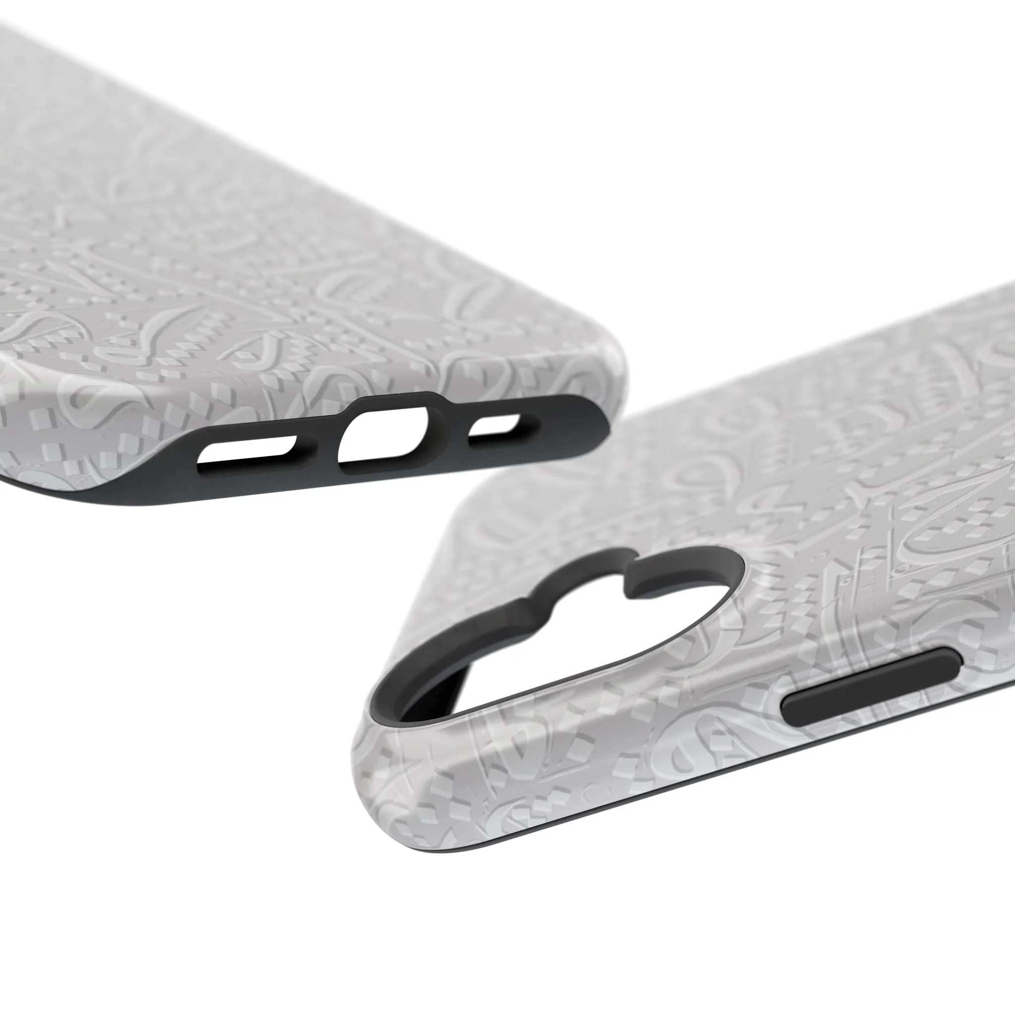 White Arabic calligraphy letters - Iphone Magnetic Tough Case - Image 69
