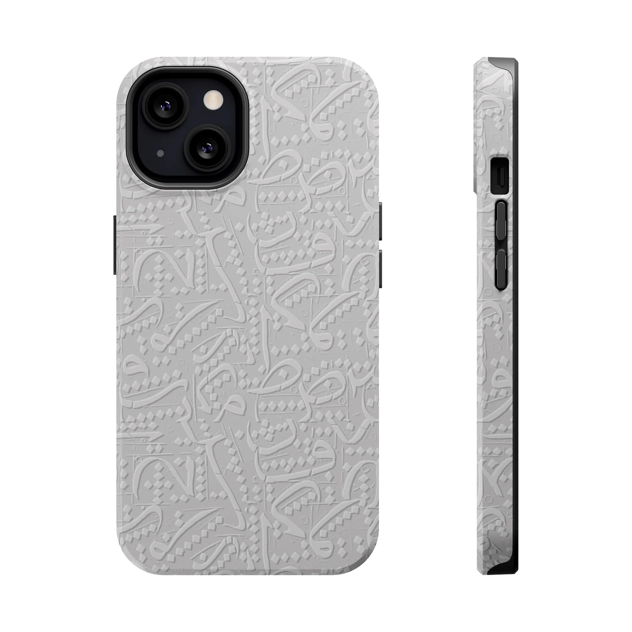 White Arabic calligraphy letters - Iphone Magnetic Tough Case - Image 7